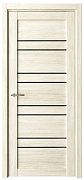 ПО Эко-шпон Дублин 600 белый кипарис стекло черное 